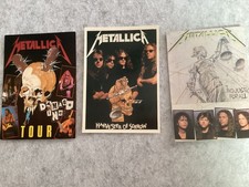 3 Postcards - Metallica - Damage Inc, Harvester of Sorrow, And justice for All
