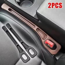 2Pcs Car Seat Gap Filler Seat Crevice Storage Box Bag Between Seats
