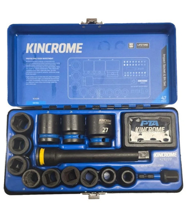 #ad Kincrome 1 2quot; Impact Socket Tool 47 Pieces Set Metric Drive Sockets K28220 AU $160.00