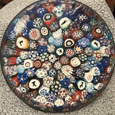 Vintage 1967 Springbok Circular Puzzle BACCARAT MILLEFIORI PAPERWEIGHT Complete
