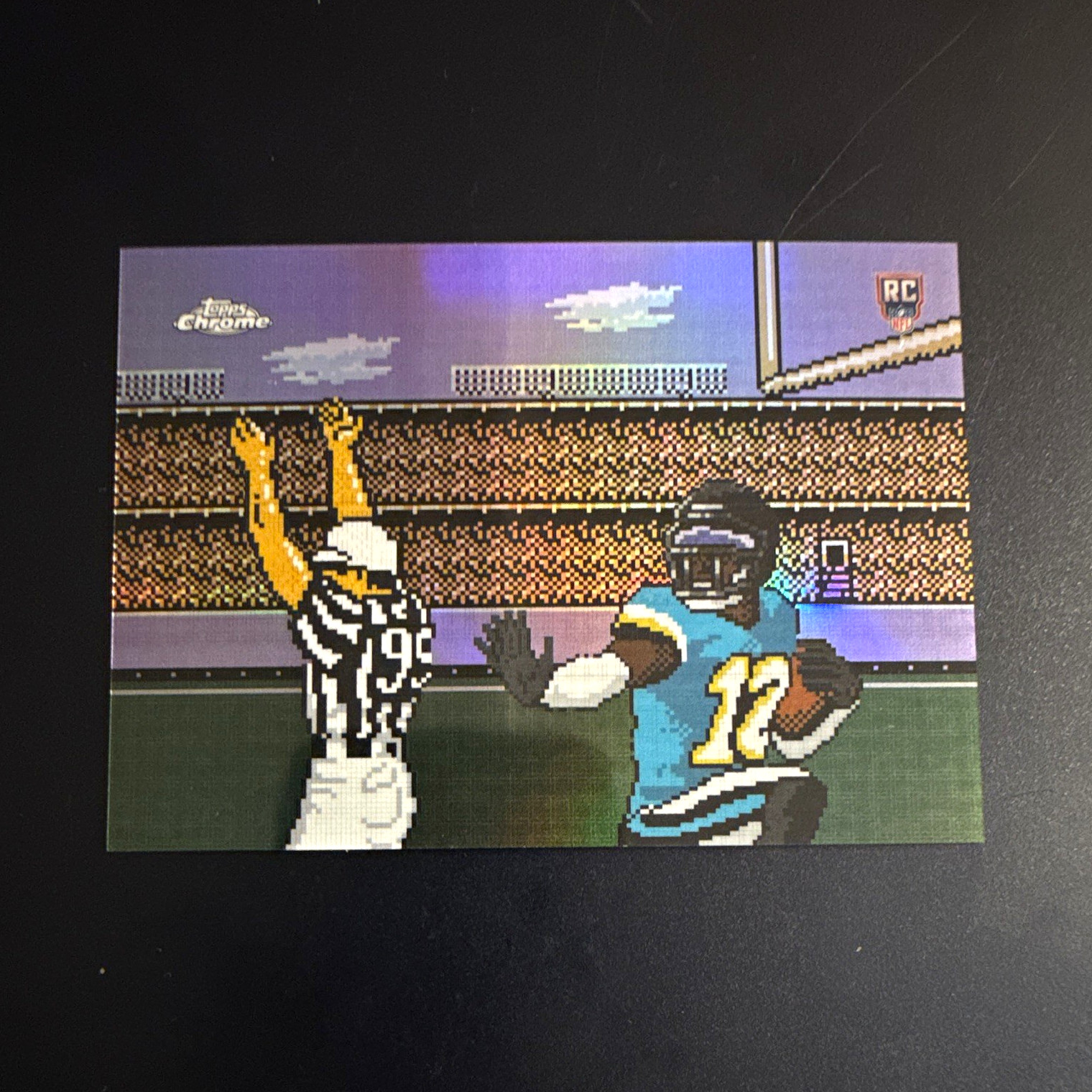 Topps Chrome 2025 Travis Hunter Jaguars RC Insert Tecmo Super Bowl #TECMO-17 SSP