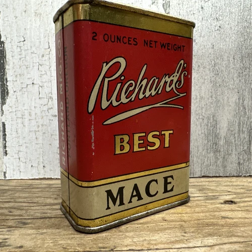 Vintage Richard’s Spice Tin - Mace-Portland Oregon Advertising - Picture 5 of 9