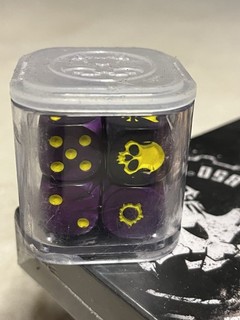 Games Workshop Necromunda House Escher Gang Dice Set No Label Used
