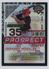 2024 Panini Prospect Edition Black Velocity Prizm 2/39 Yohandy Morales #161 4z8