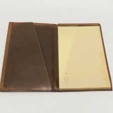 Gucci Notepad Cover GG Pattern Brown Canvas Leather Width 37cm Height 23.5cm