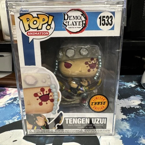 Demon Slayer Tengen Uzui Funko Pop! Vinyl Figure #1533 CHASE w/Pop Protector