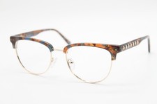 NEW NICOLE MILLER ST. PIERRE C03 BROWN GOLD AUTHENTIC EYEGLASSES 53-19