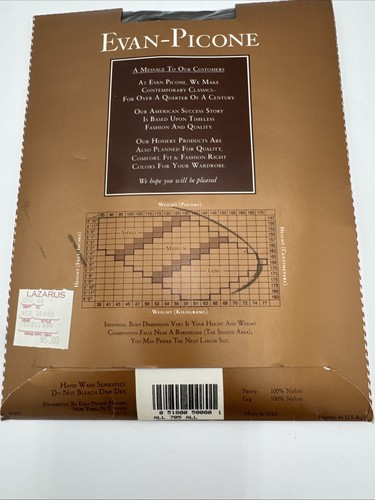 Evan-Picone JAGUAR Black Vintage NOS Pantyhose SZ small Cats! - Picture 5 of 10