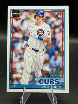 Owen Caissie 2026 Topps 1991 Topps#T91-10 RC Chicago Cubs | eBay