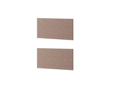 2 x Gepolstertes Wandpaneel WOOW für Bett WO-12 Polsterpaneel