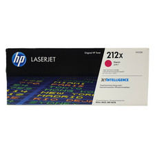 HP 212X Magenta Toner Cartridge W2123X Genuine Original Laserjet Enterprise M554