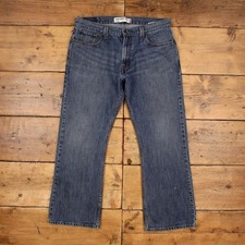 Levis 527 Jeans 36x29 Mens Blue Slim Bootcut Low Boot Cut Medium Stonewash Denim