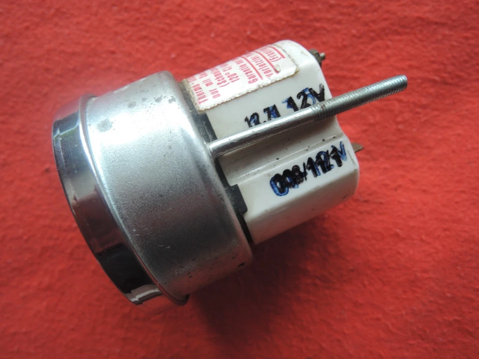 VOLVO 164 E Used Original Round DASHBOARD CLOCK by KIENZLE / VDO Untested - Image 3 of 4