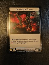 First Edition Cold Foil Snapdragon Scalers Welcome To Rathe WTR NM