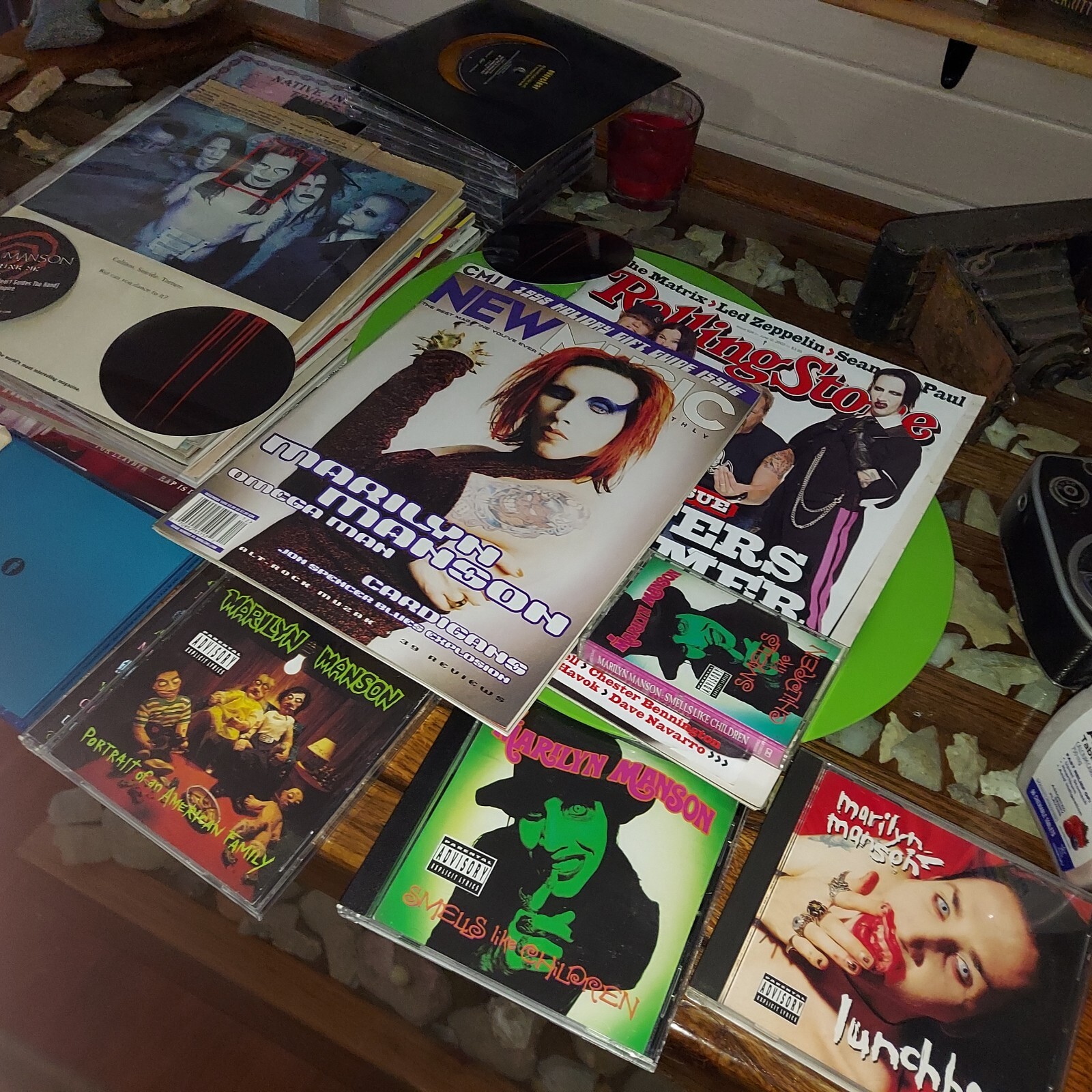 MARILYN MANSON Lifetime Collection Promos CDs Stickers Magazines Brian Werner FS