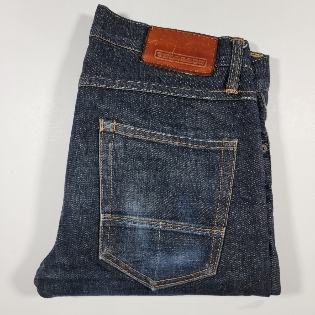 Tellason Denim Blue Jeans White Oak Cone Denim Tanner Goods 