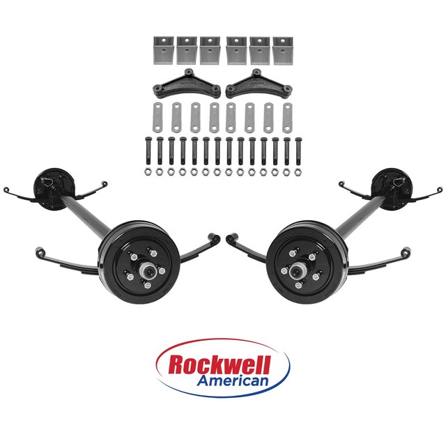 Tandem 3,500 lb Electric Brake Trailer Axle Kit 7,000 lb Capacity 95"/80" eBay