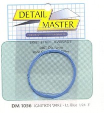 Detail Master 1056	x 1/24-1/25 2ft. Race Car Ignition Wire Light Blue