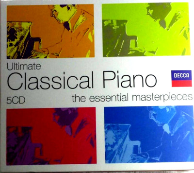 Ultimate Classical Piano Masterpieces 5 CD Box Set (Decca, 2006) NEW SEALED