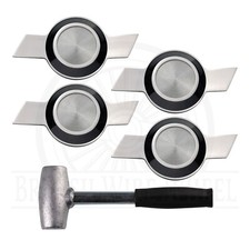 Chevy Bowtie Cut Chrome Knock Off Spinner Caps For Lowriders Set Of 4 Hammer Chevy Bowtie Cut Chrome Knock Off Spinner Caps For Lowriders Set Of 4 Hammer