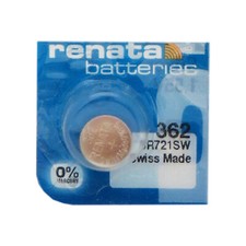 5-Pack 362 / 361 /SR721SW Renata Silver Oxide Button Batteries