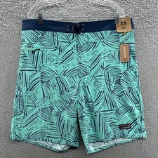 Patagonia Mens Shorts 38 Floral Swim Beach Surf Stretch Wavefarer Boardshorts 21