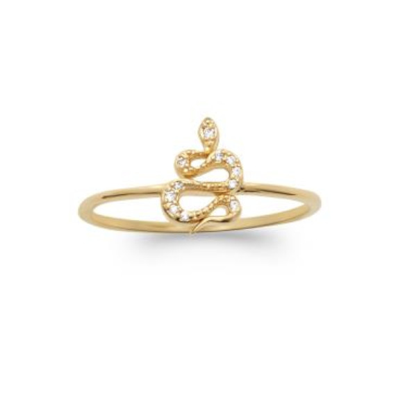 Bague serpent en or 18 carats pour sublimer vos tenues de soirée