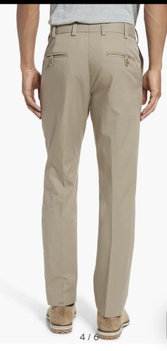 BILLS KHAKIS Trim Flat Front M3 Straight Leg Travel Twill Pants Size 40 NWT $185 - Picture 4 of 13