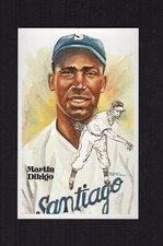 #159 MARTIN DIHIGO, Negro Leag ~ Perez-Steele HOF art postcard #043/10,000 EX/NM