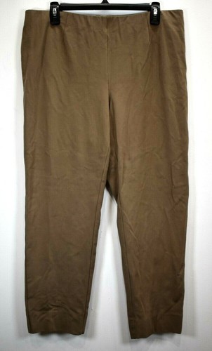 Women Brown Elastic Waist Stretch 