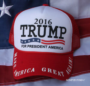 #DONALD TRUMP 2016 PRESIDENTIAL US FLAG HAT CAP PIN US PRESIDENT PRESIDENTIAL