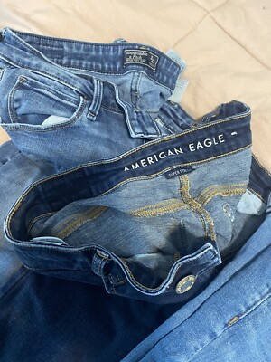 Abercrombie Fitch and American Eagle pants/jeans size (9 pair