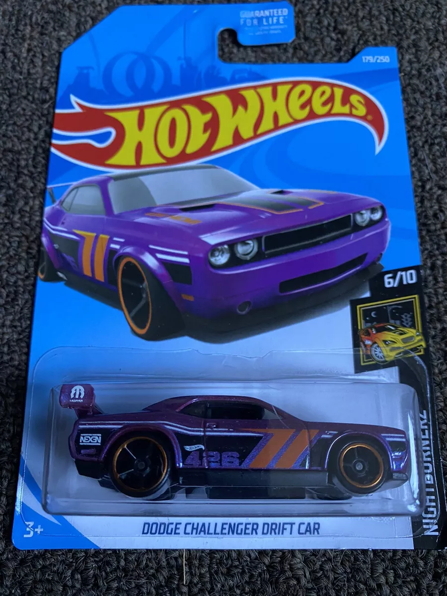 Hot Wheels - Dodge Challenger Drift Car - Coleção Nightburnerz