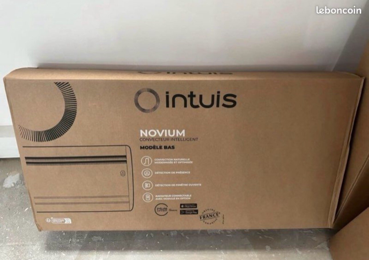 Convecteur intelligent Intuis à économie d'énergie et programmation mobile