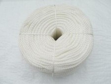  White Nylon Rope 3 Strand 10MM 220M (Thick Boat Marine) 