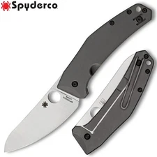 Spyderco Slysz SpydieChef CQI, LC200N Satin Blade, Titanium Handles - C211TIP