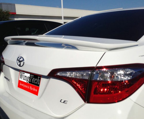 Se adapta a: alerón trasero pintado 2 postes con LED para Toyota Corolla 2014-2019 |