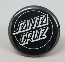 Santa Cruz Skateboards White Opus Dot 1.25" Pin Button Pinback