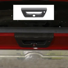 Car Tailgate Door Handle Bowl Decor Cover Trim Carbon Fiber For Ford F150 15-20
