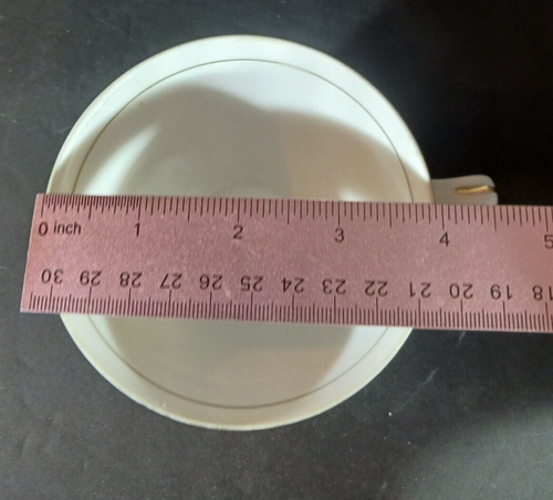 SONETT TEETASSE Fine China Japan weiß mit Goldrand - Bild 3 von 8
