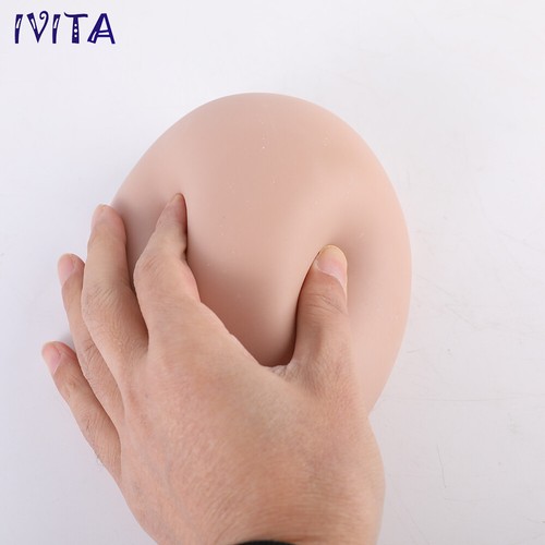 IVITA E Cup 3XL Teardrop Silicone Breast Forms Fake Boobs Cross Dresser - Picture 9 of 12