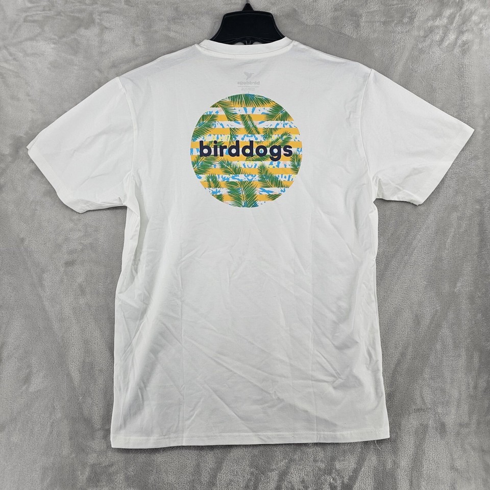 Bird Dogs Golf Mens Large White Graphic Tshirt Cotton eBay