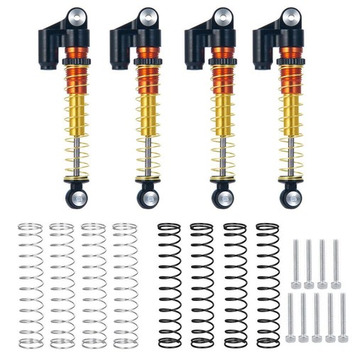 Ammortizzatore salvadanaio olio regolabile 43 - 48 mm PER AUTO CINGOLATA 1/24 ASSIALE SCX24 AXI90081 - Foto 3 di 9