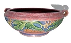 Roseville Pink Baneda Bowl Pottery Vintage Arts & Crafts 232-6 Ohio Pottery FS