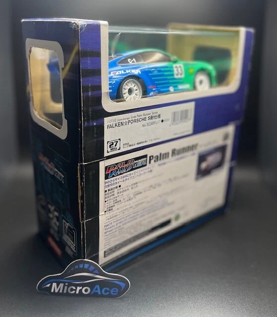 Kyosho Palm Runner Falken Porsche GT3 R/C Mini-z Ready Set Rare Vintage custom - Image 3 of 4