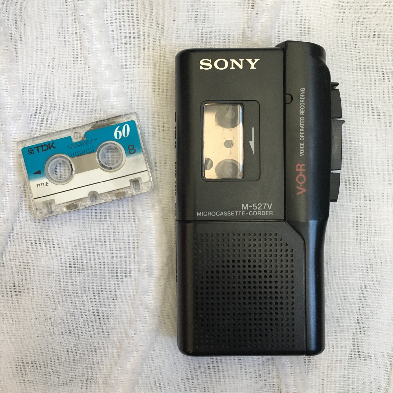 Sony M527V Microcassette Voice Recorder Player Handheld *For Parts* w