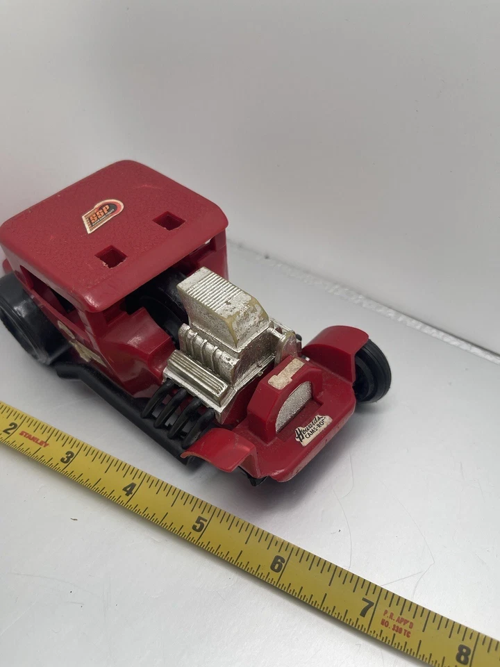 Vintage 1972 General Mills Fun Group Kenner SSP Red Toy Car Deuces Wild Coupe - Image 3 of 4