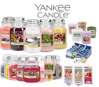 Duft Yankee Candle große Gläser - 623g, 3 x (140g, 75 oder 49g) Parfum 150 Stunden