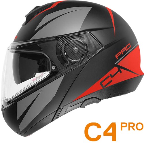 SCHUBERTH C4 PRO Merak Red Klapphelm Motorrad Sonnenblende Max Vision  Pinlock | eBay