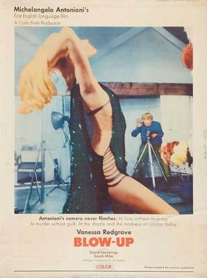 BLOW UP Movie POSTER 27x40 G David Hemmings Vanessa Redgrave Sarah Miles Jane